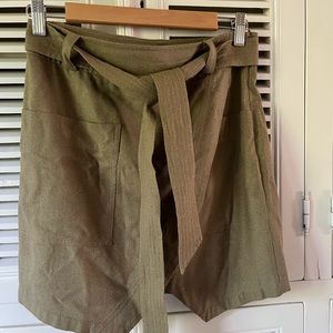 Madewell army skirt